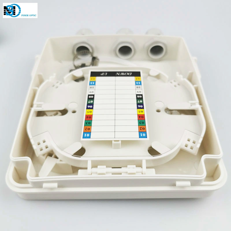 FTTH Indoor Outdoor 4/8/12 Port Fiber Optic Termination Box