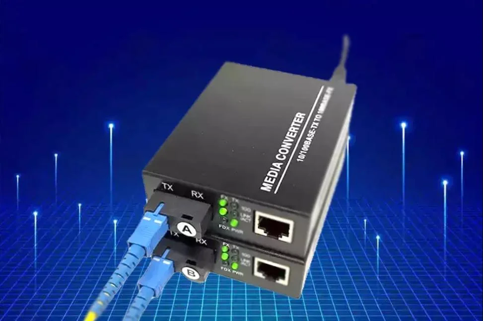 SFP Media Converter 10/100/1000 Base Media Converter Fiber Optic Media Converter 10/100/10/1000