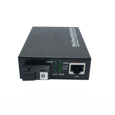 2 4-Port 10 100 1000 Sc Ethernet Dual Fiber Optic Media Converter 100 Meters 1000 Meters Fiber Optic to Media Converter