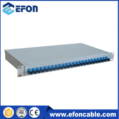 Fiber Optic Equipment Rack Mount Splice and Termination Patch Panel