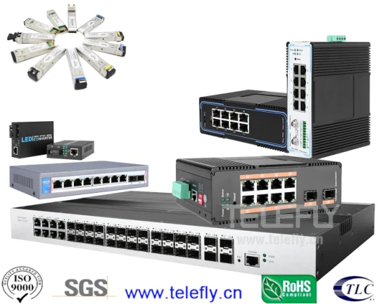 Gigabit Sc Fiber Optic Multimode Dual Fiber Optic Media Converter for 0.55km